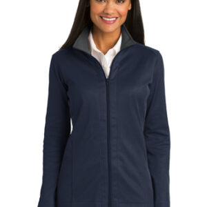 Port Authority® Ladies Vertical Texture Full-Zip Jacket